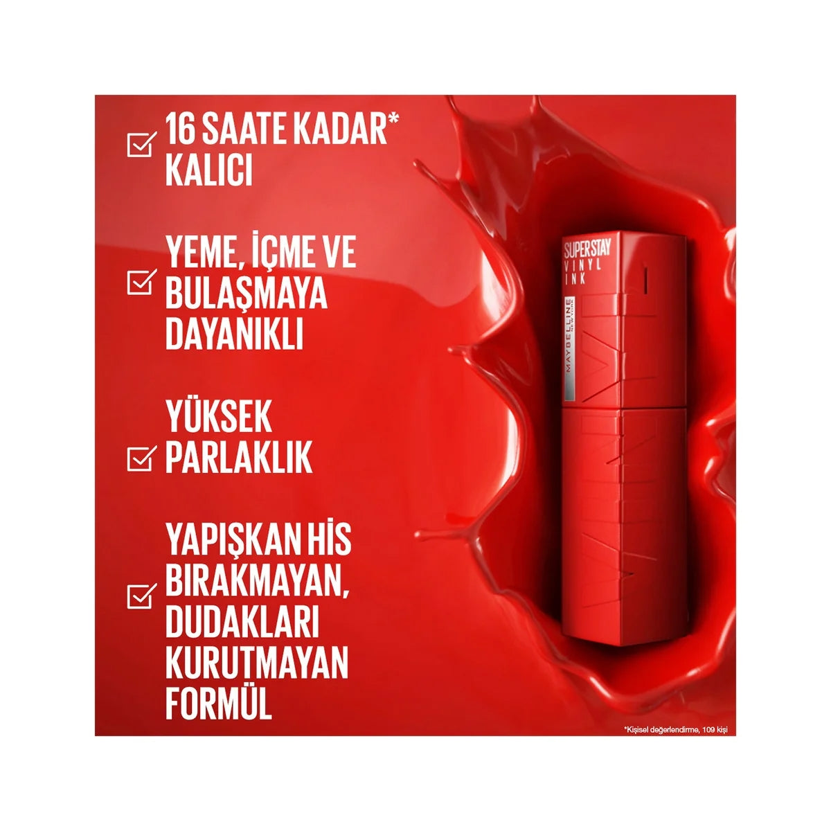 Super Stay Vinyl Ink Likit Parlak Ruj 35 Cheeky
