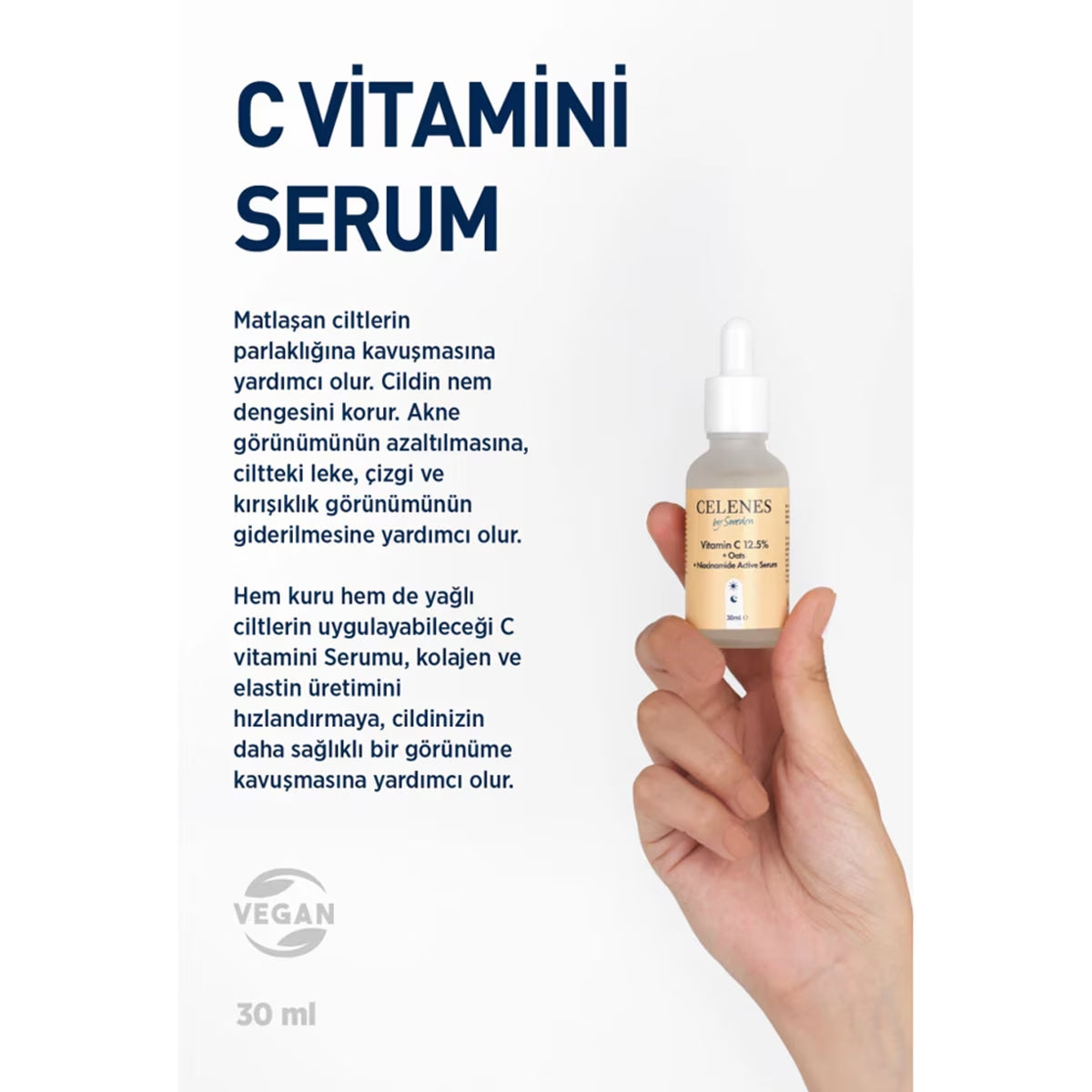 Yüz Bakım Serumu C Vitamini 30 ml