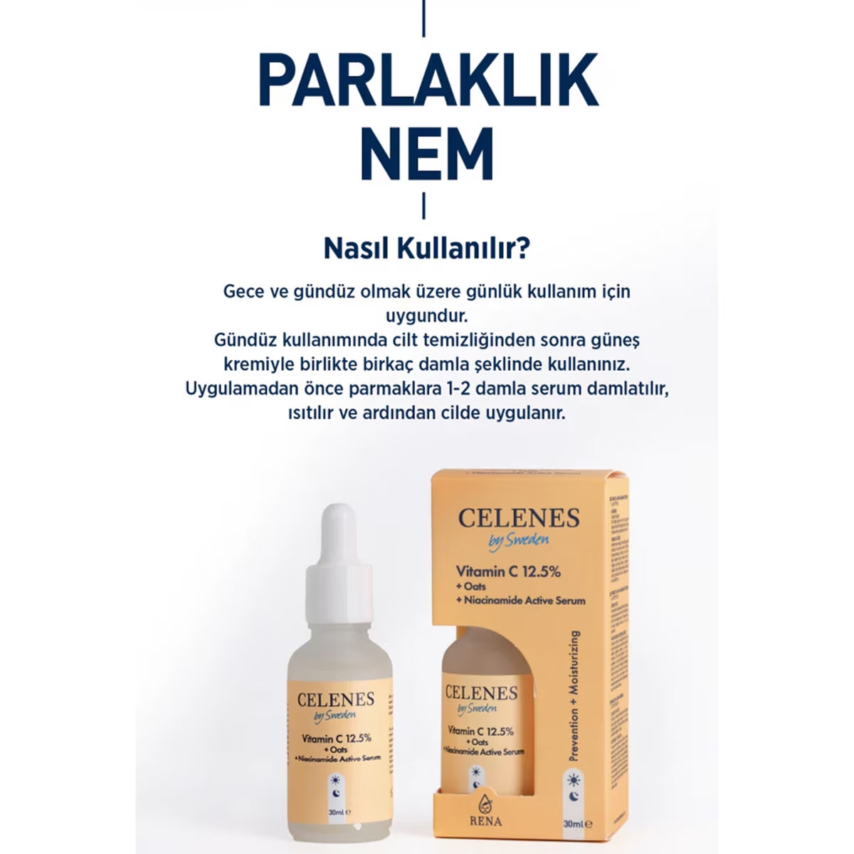 Yüz Bakım Serumu C Vitamini 30 ml