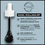 Siyah Serum AHA+BHA Cilt Kusurları Karşıtı Peeling Etkili Serum 30 ml