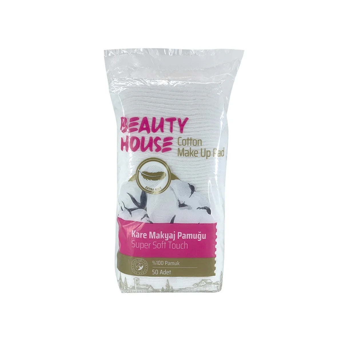 Beauty House Kare Pamuk 50 Adet