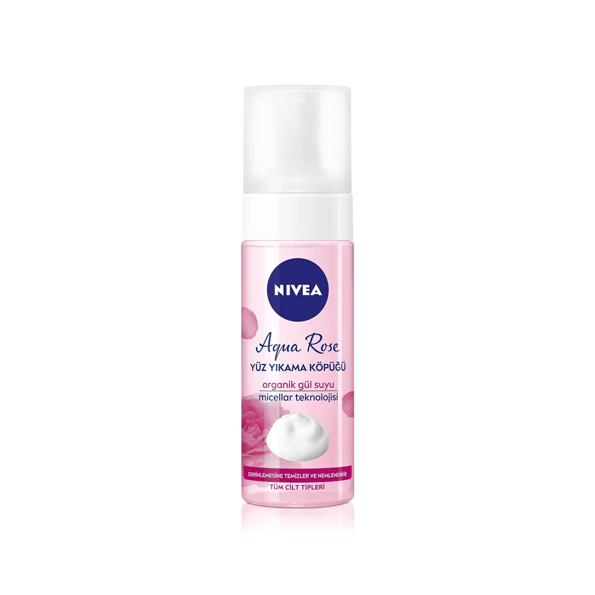 Yüz Temizleme Köpüğü Aqua Rose 150 ml