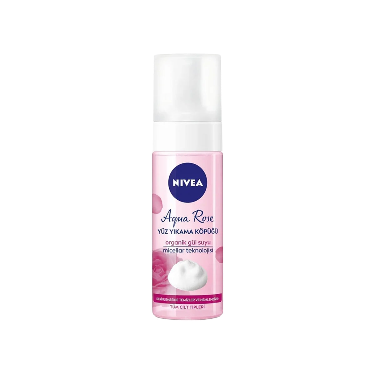 Yüz Temizleme Köpüğü Aqua Rose 150 ml