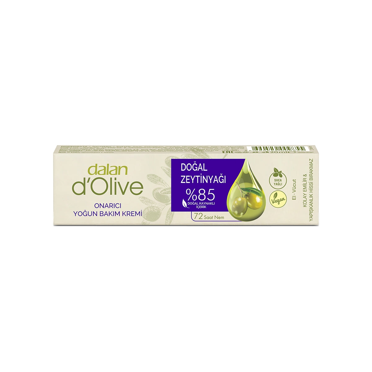 El ve Vücut Kremi Zeytinyağlı 20 ml