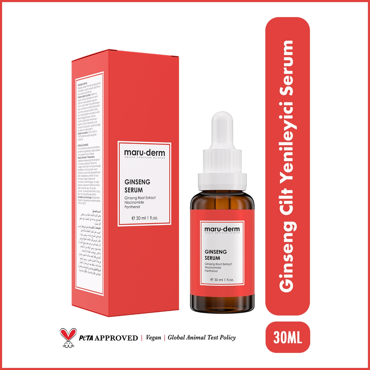 Yüz Bakım Serumu Ginseng 30 ml