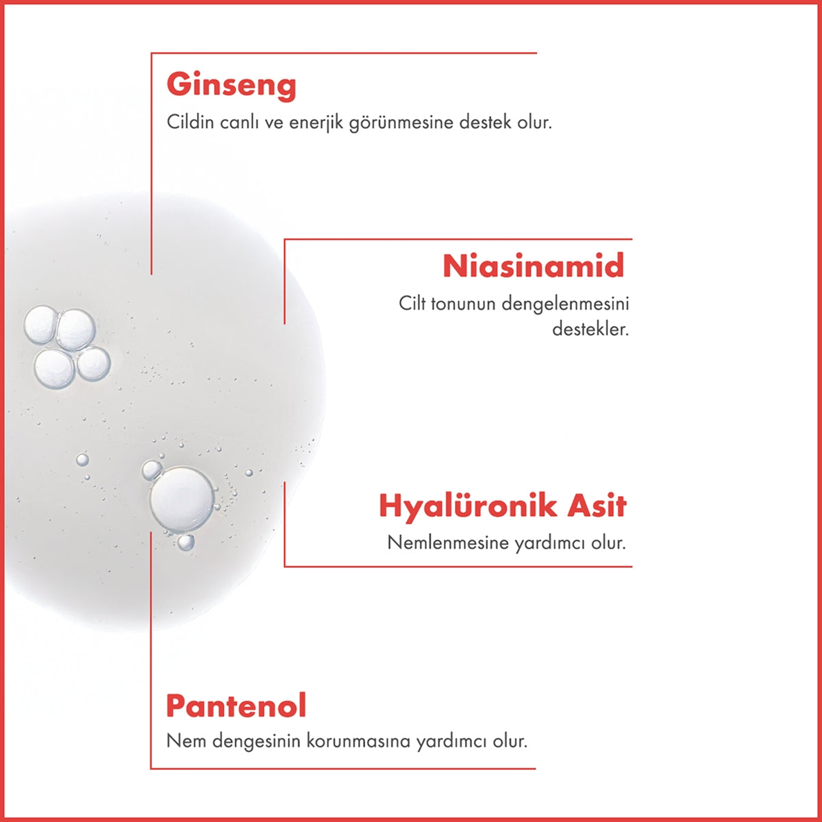 Yüz Bakım Serumu Ginseng 30 ml