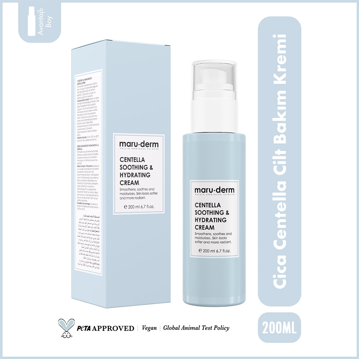 Cilt Yatıştırıcı Krem Centella 200 ml