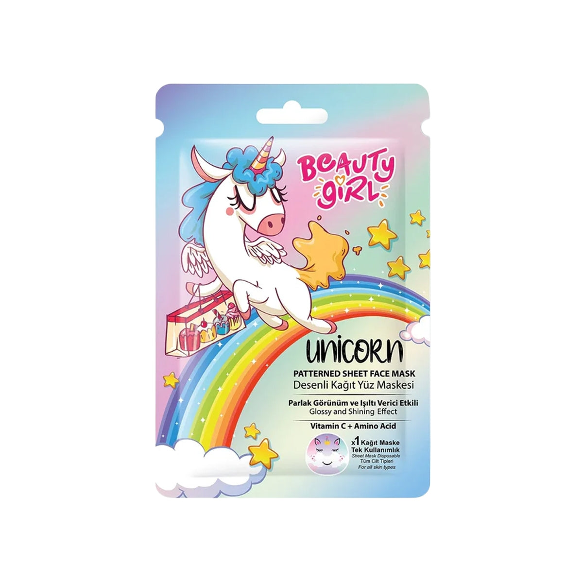 Eve Shop Kağıt Yüz Maskesi Unicorn 20 ml
