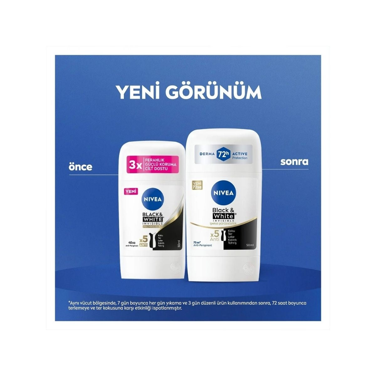 Black and White İpeksi Pürüzsüzlük Kadın Stick 50 ml