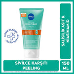 Derma Skin Clear Sivilce Karşıtı Peeling 150ml, Niasinamid, Salisilik
Asit