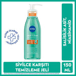Derma Skin Clear Sivilce Karşıtı Yüz Temizleme Jeli 150ml, Niasinamid,
Salisilik Asit