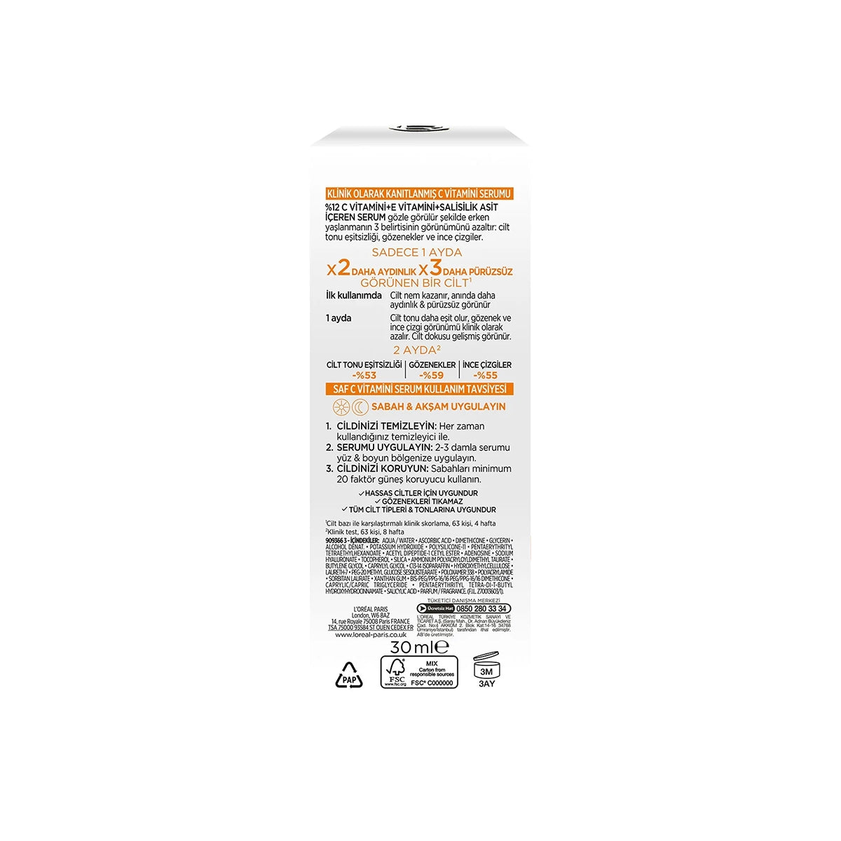 Revitalift Yüz Bakım Serumu C Vitamini 30 ml