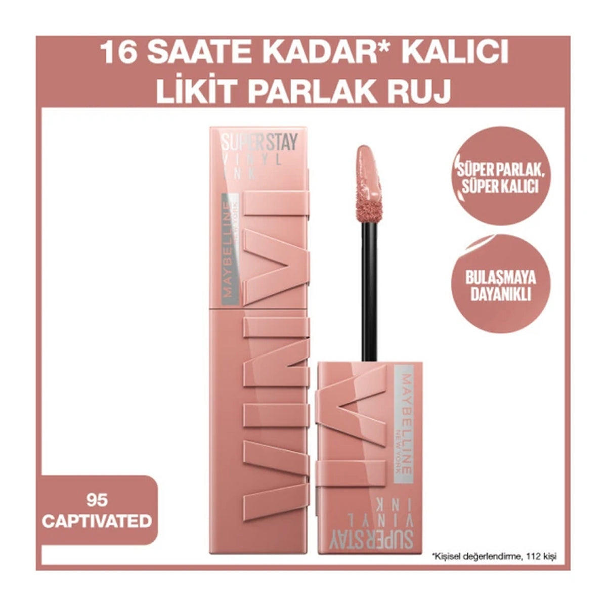 Ruj Likit Superstay Vinyl Ink 95 Captiveted