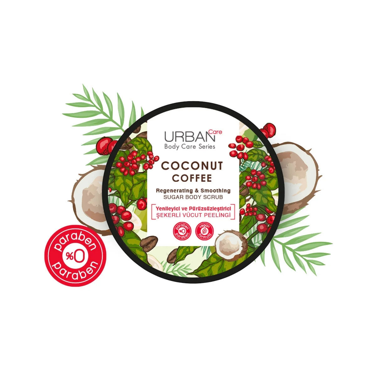 Vücut Peelingi Coconut Coffee 200 ml