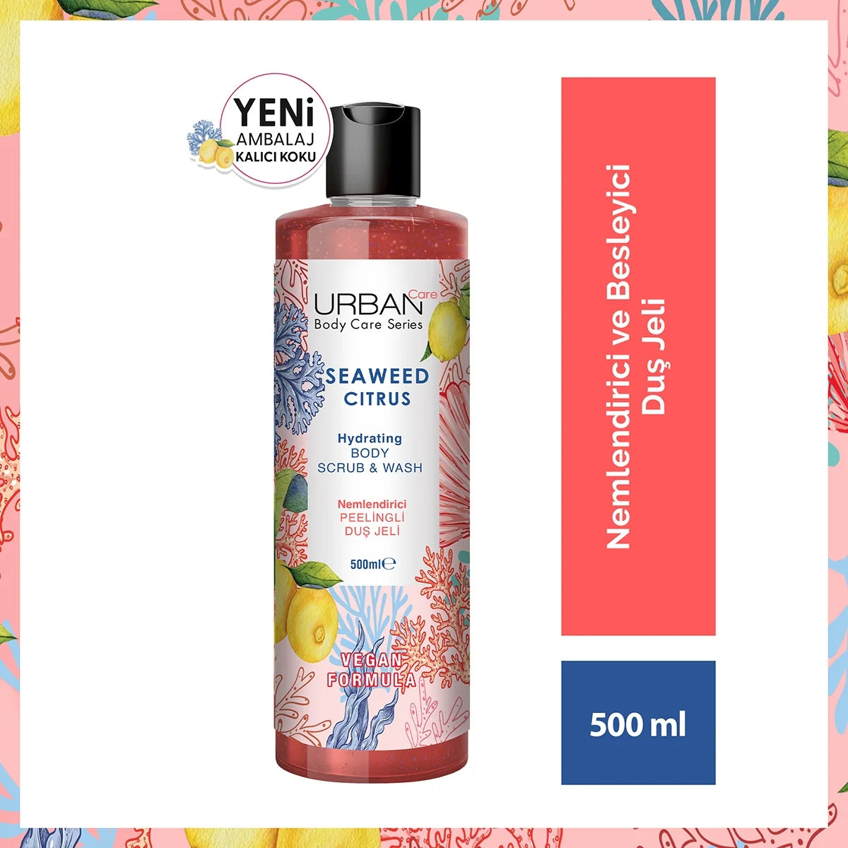 Seaweed Citrus Peeling Etkili Duş Jeli 500 ml

