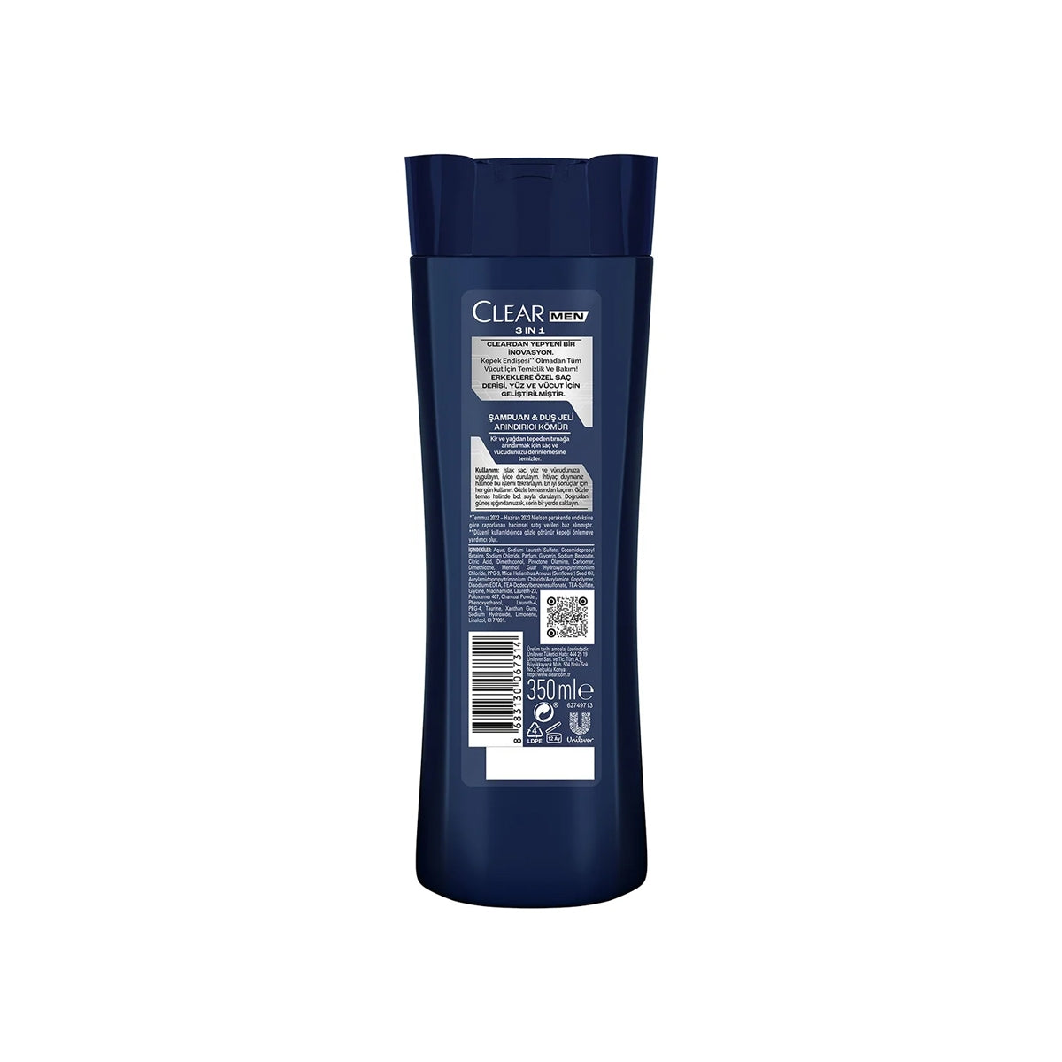 Arındırıcı Kömür Şampuan ve Duş Jeli 350 ml