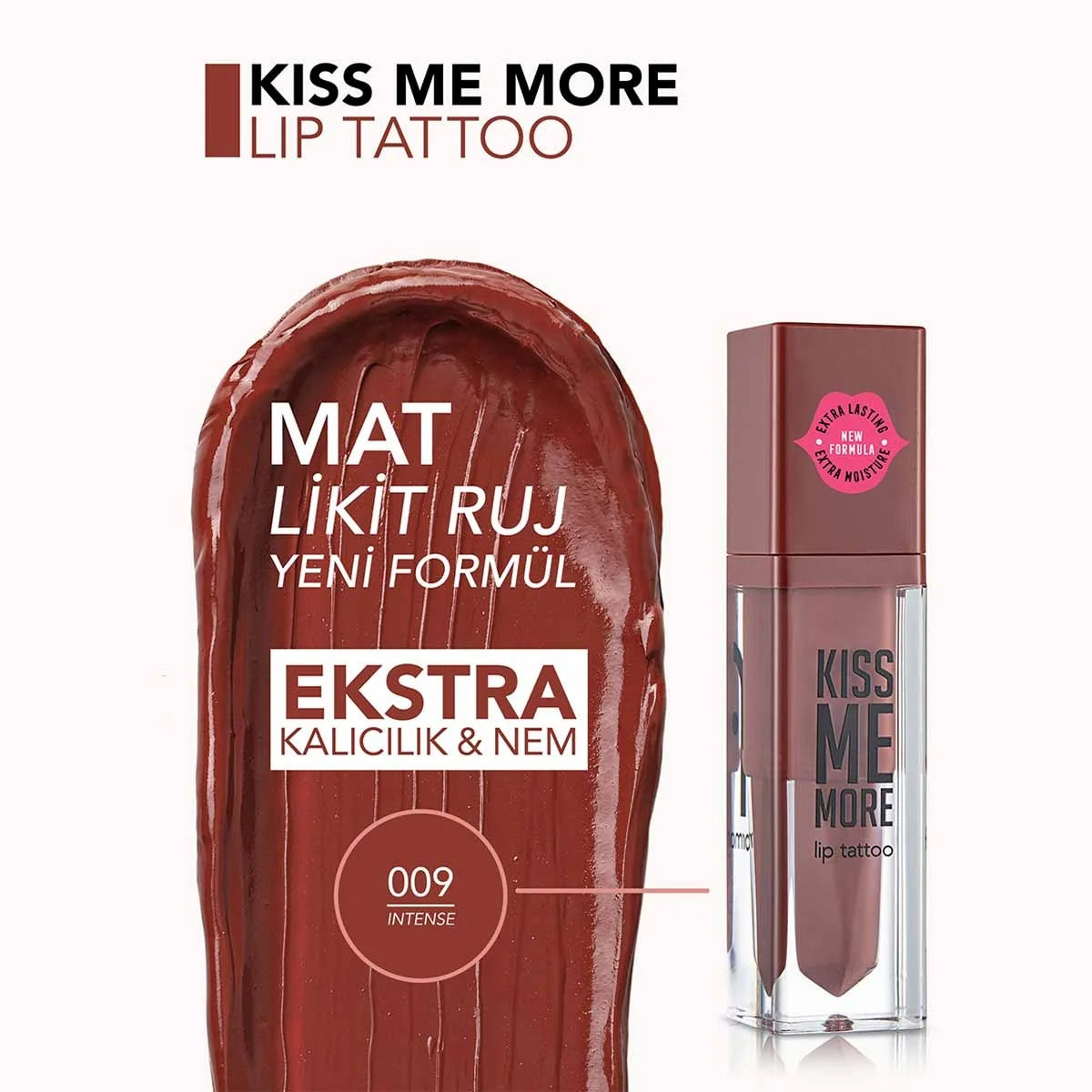 Ruj Kiss Me More 009 Inten 3,8ml

