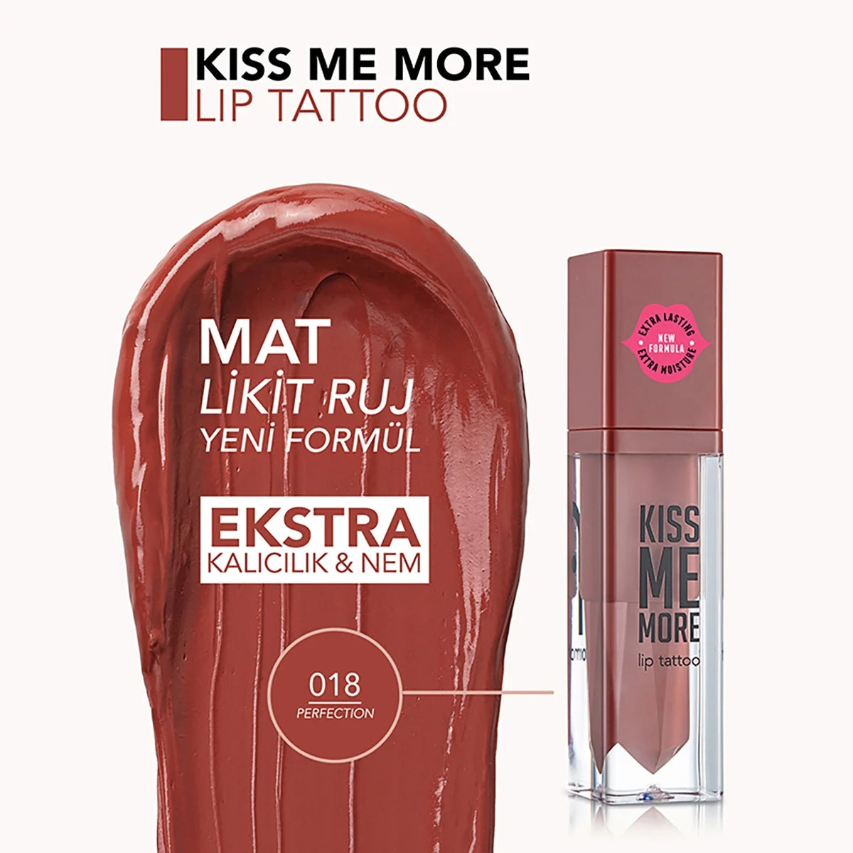 Ruj Kiss Me More 018 Perfectıon 3,8ml


