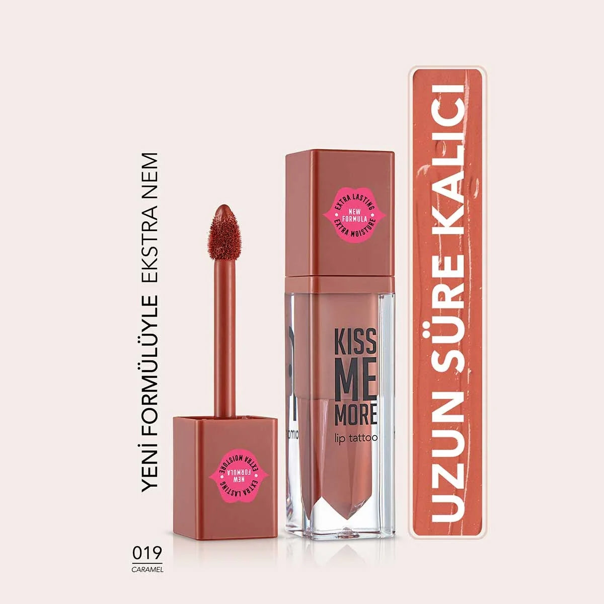 Ruj Kiss Me More 019 Caramel 3,8ml



