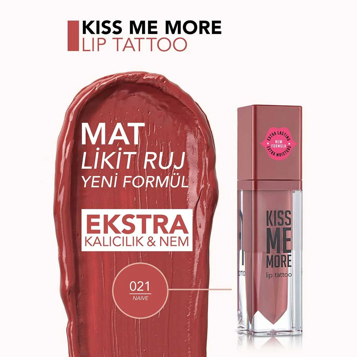 Ruj Kiss Me More 021 Naıve 3,8ml





