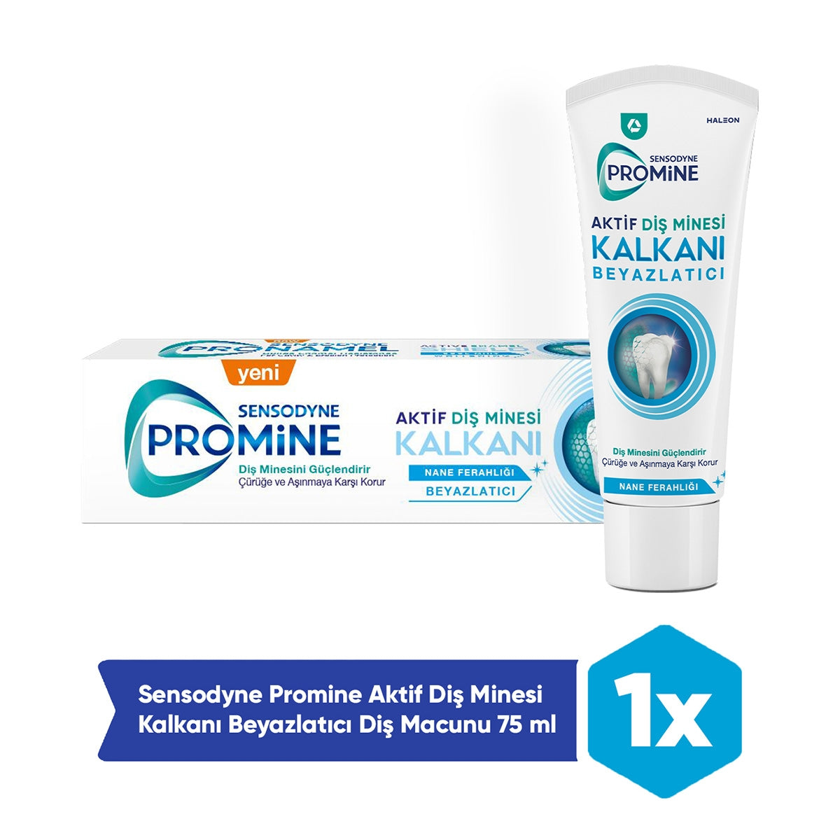 Diş Macunu Promine Aktif Diş Minesi Kalkanı Beyazlık 75 ml