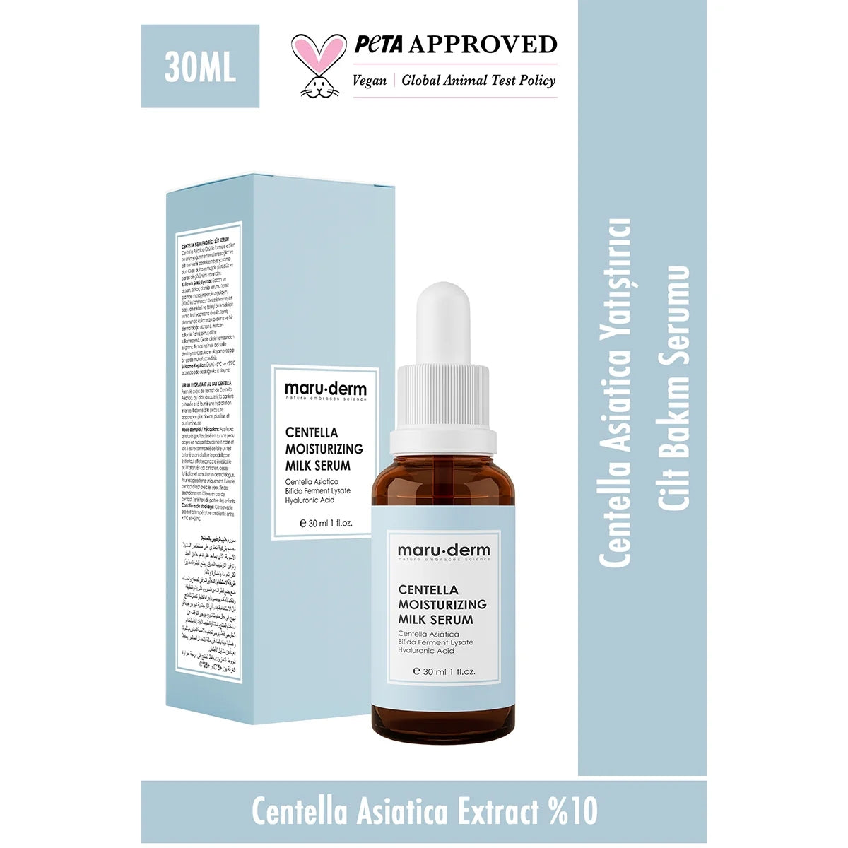 Yüz Bakım Süt Serumu Centella 30 ml