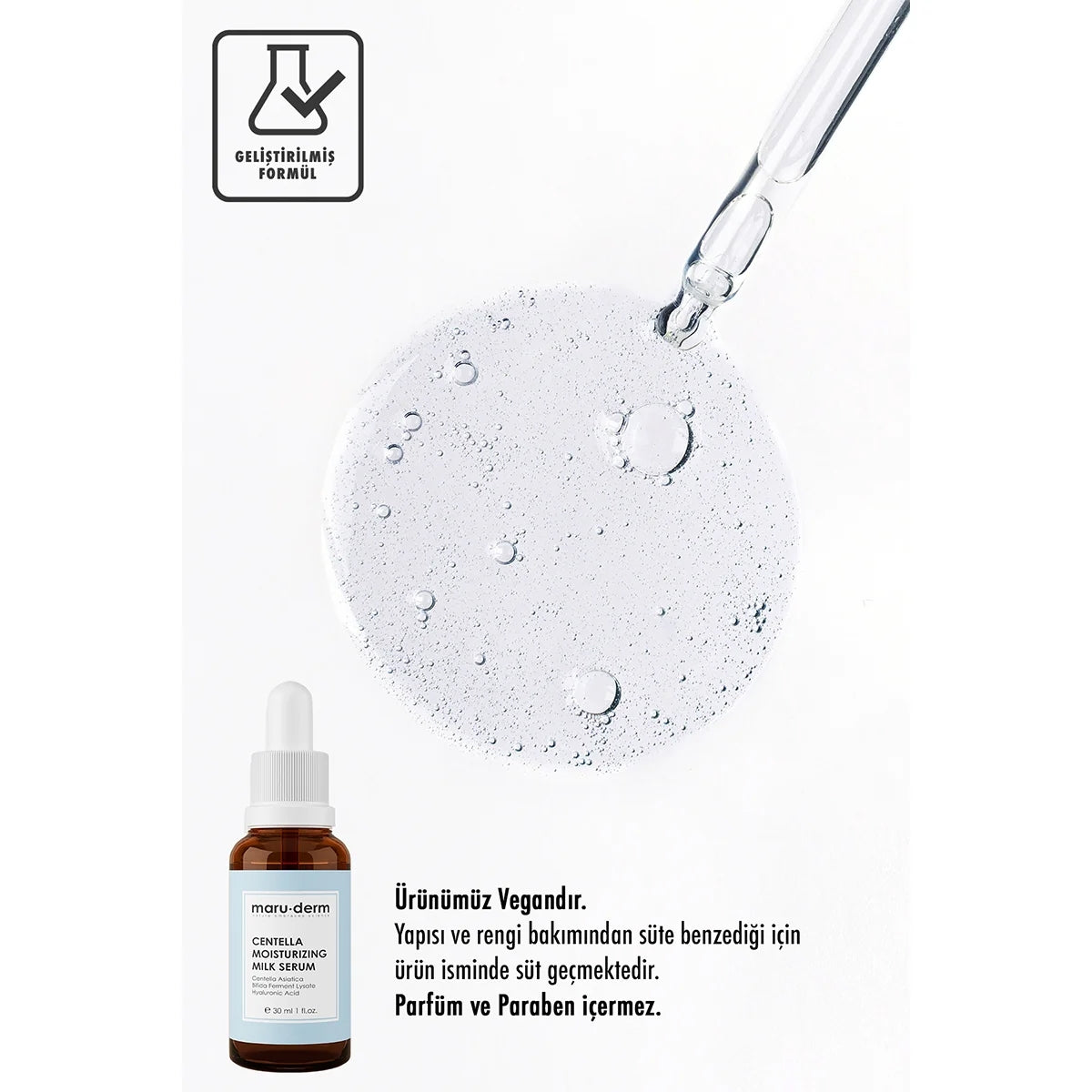 Yüz Bakım Süt Serumu Centella 30 ml