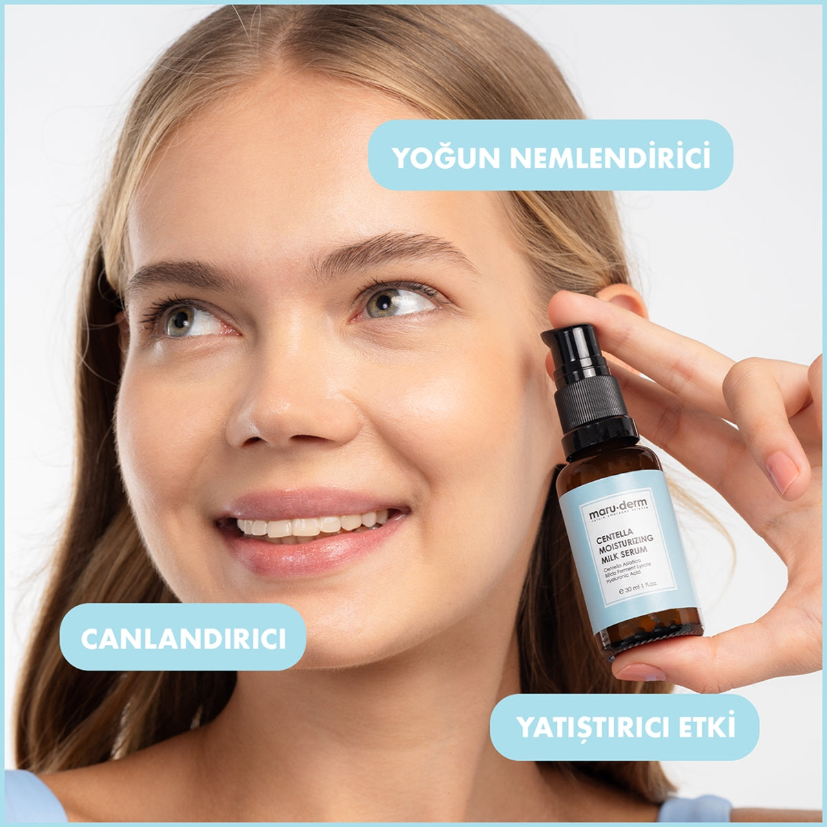 Yüz Bakım Süt Serumu Centella 30 ml