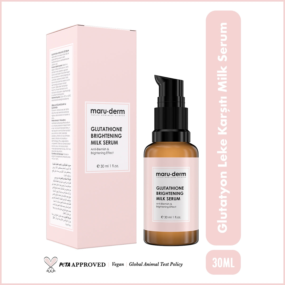Yüz Bakım Süt Serumu Glutatyon Aydınlatıcı 30 ml