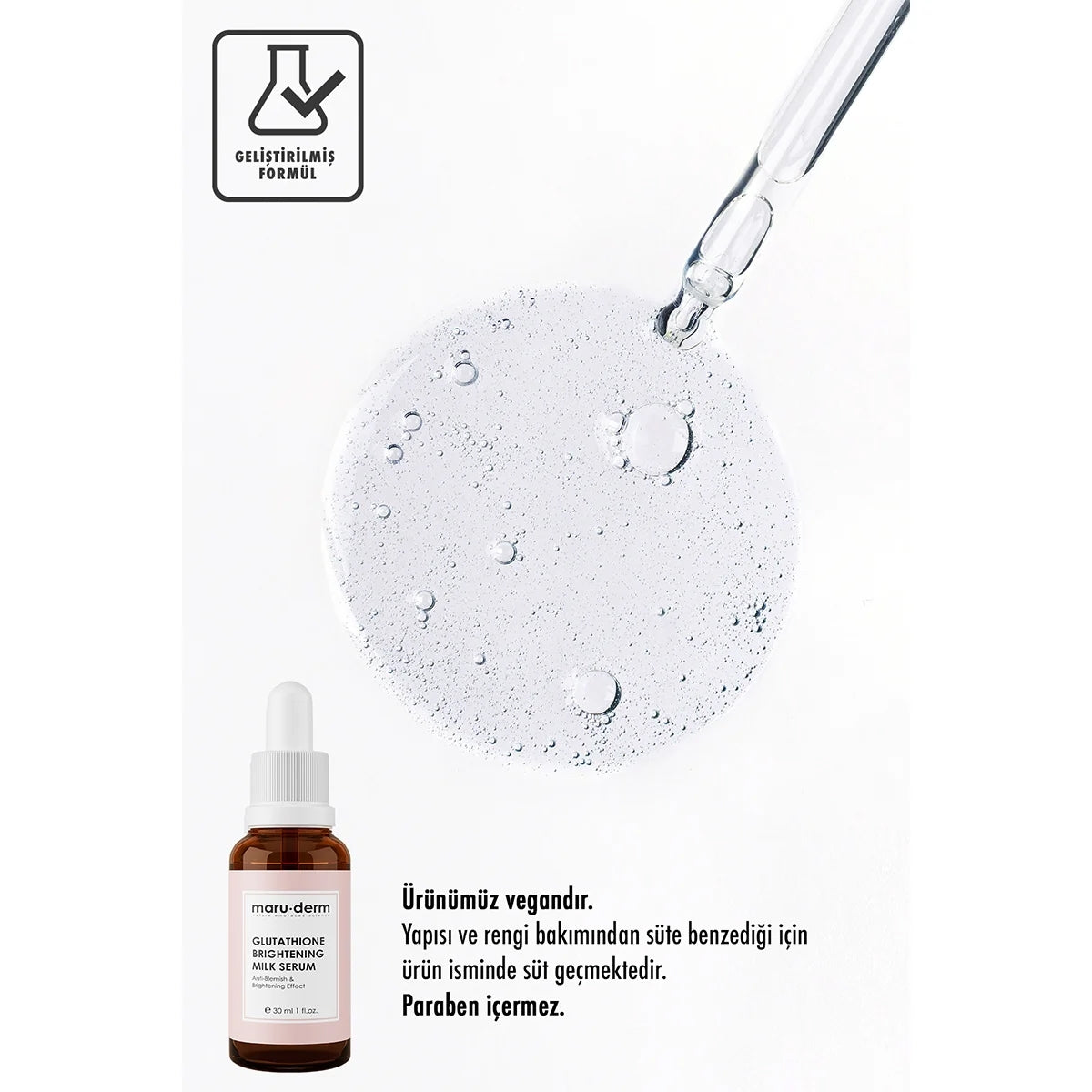 Yüz Bakım Süt Serumu Glutatyon Aydınlatıcı 30 ml