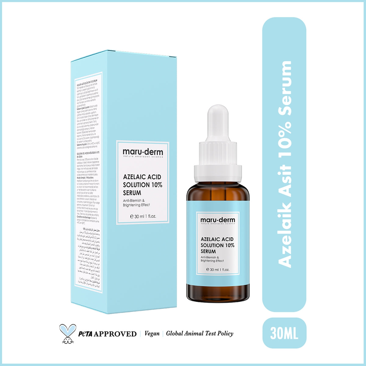 Yüz Bakım Serumu %10 Azelaik Asit 30 ml