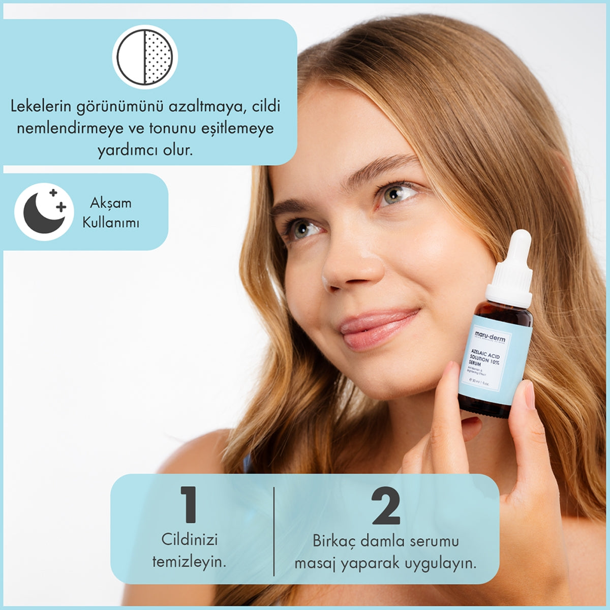 Yüz Bakım Serumu %10 Azelaik Asit 30 ml