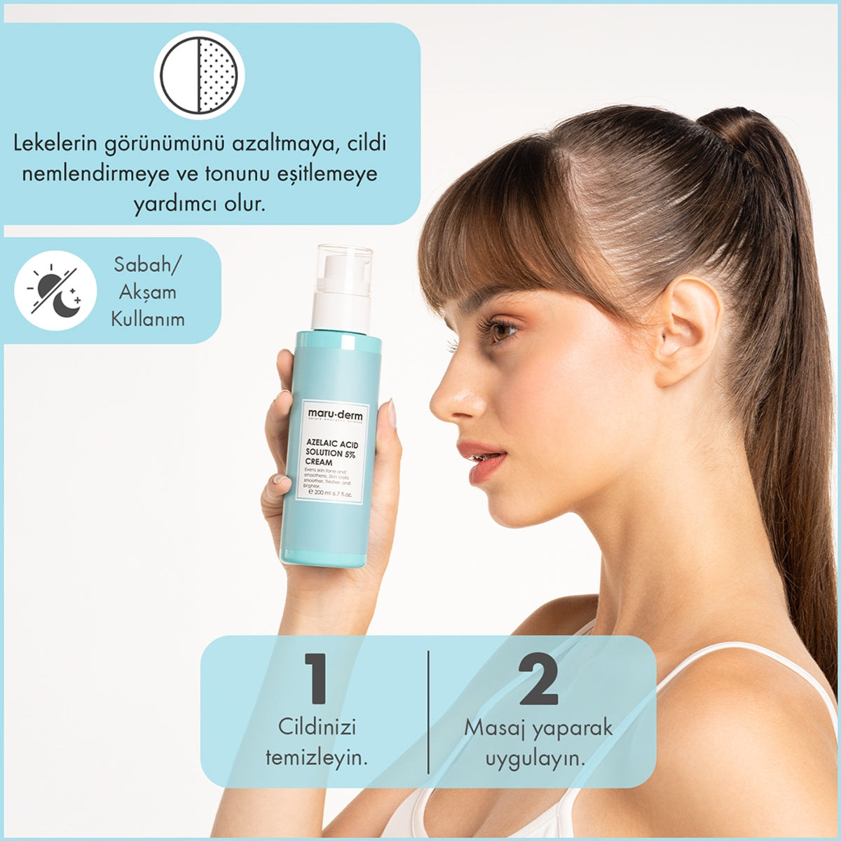 Yüz Bakım Kremi %5 Azelaik Asit 200 ml