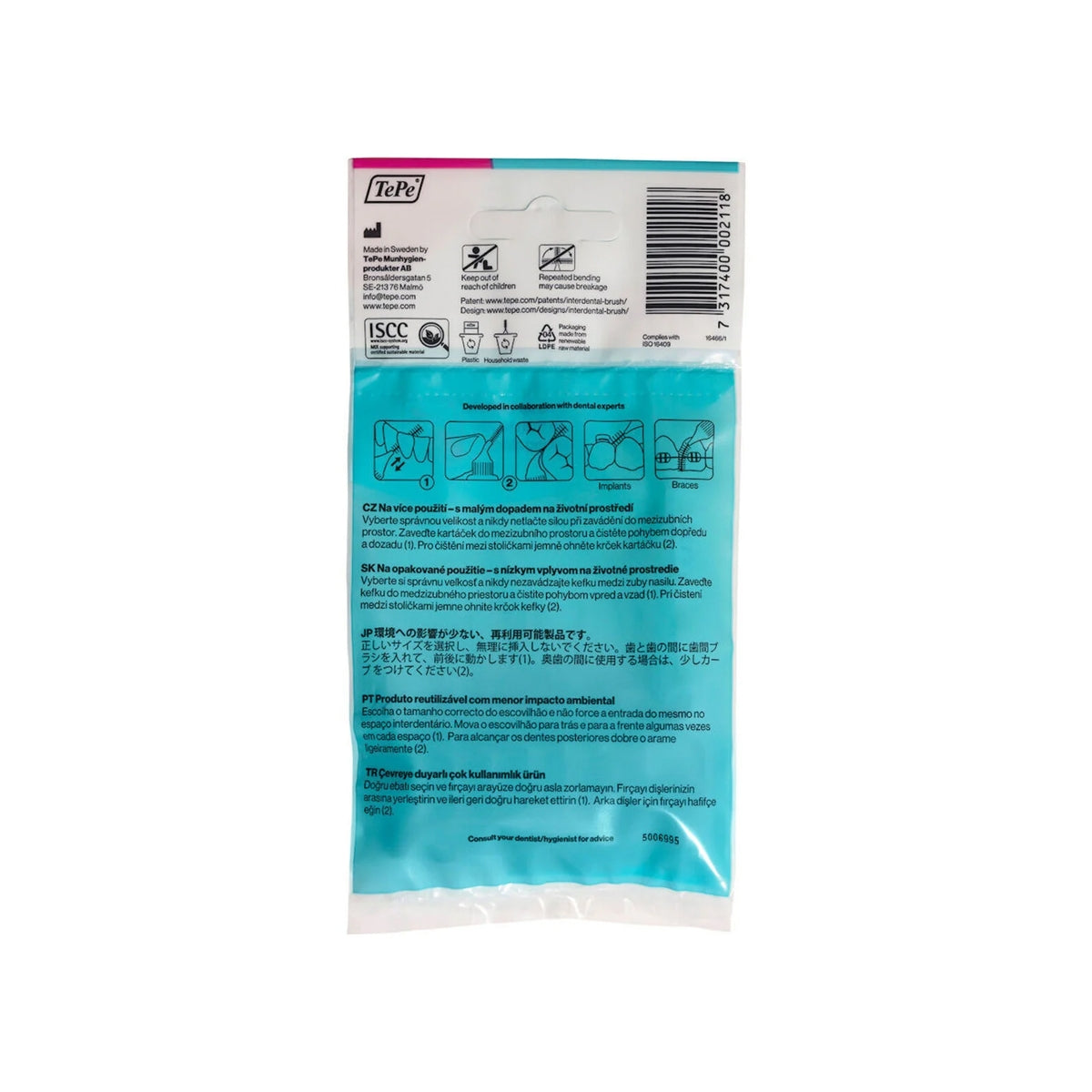 Arayüz Fırçası 0.4 mm Pembe 8'li