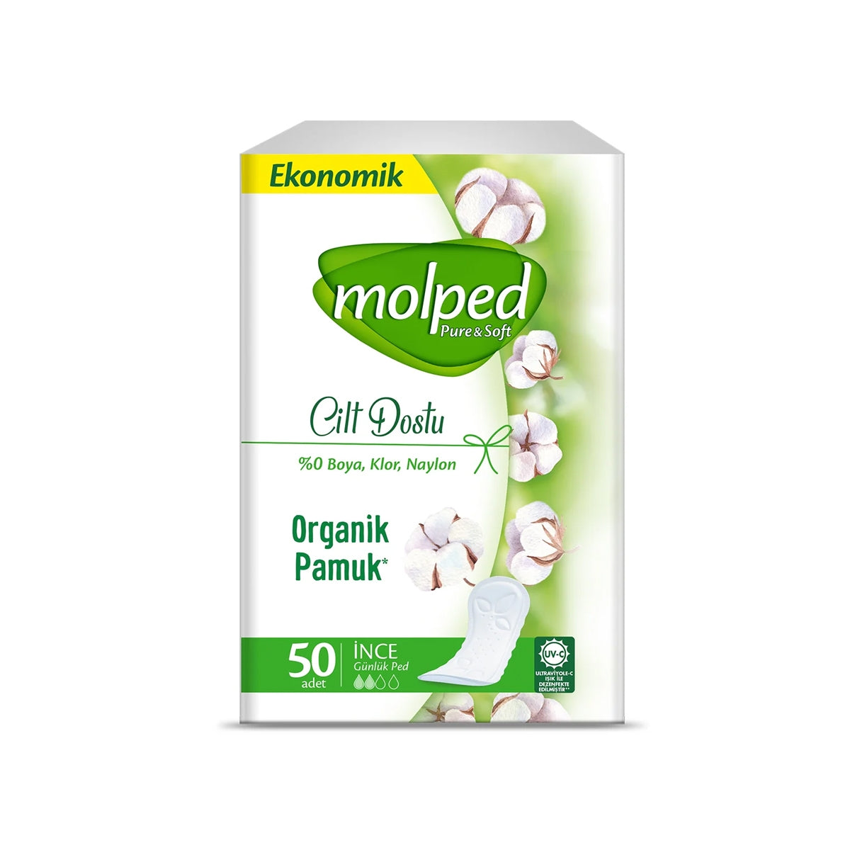 MOLPED Günlük Ped Pure and Soft İnce - STD / STD