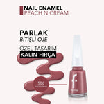 Flormar Oje Nail Enamel 506 Peach N Cream