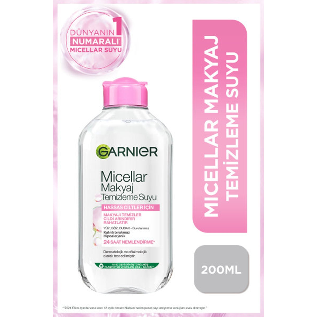 Makyaj Temizleme Suyu Hassas 200 ml