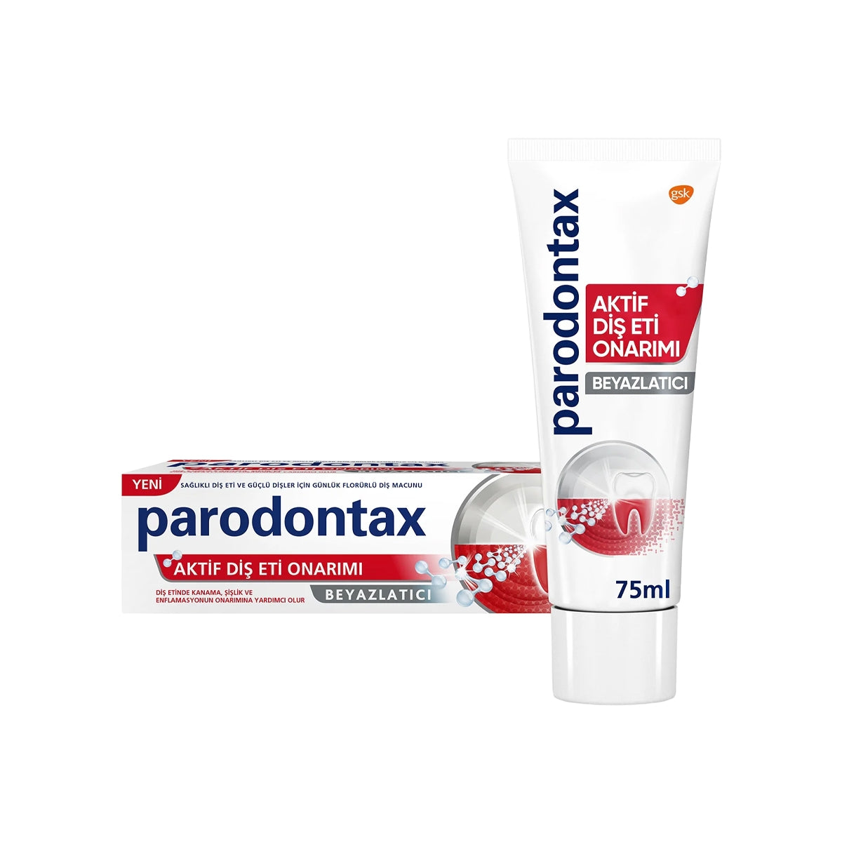 Diş Macunu Aktif Diş Eti Onarımı Beyazlatıcı 75 ml