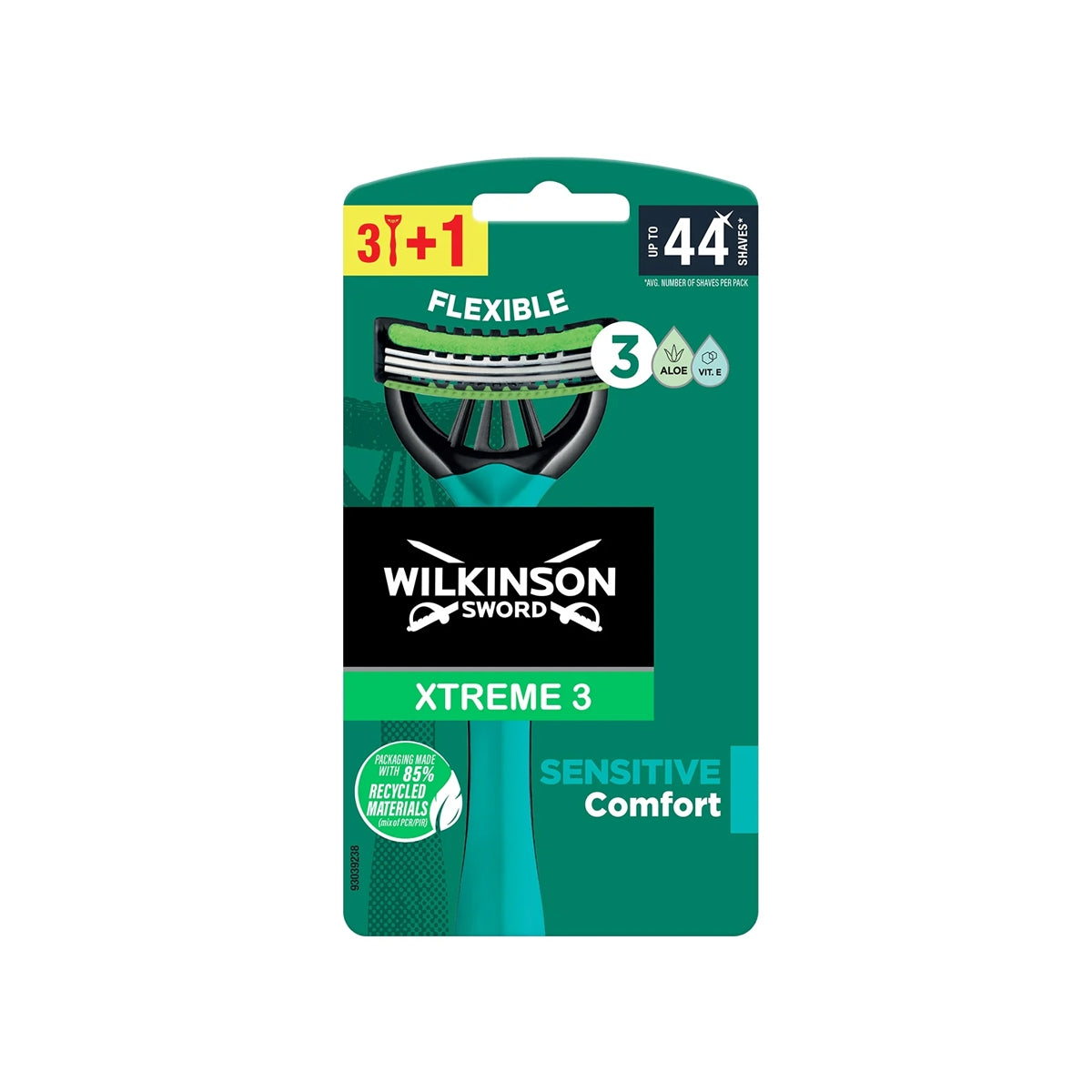 WILKINSON Xtreme3 Tıraş Bıçağı Sensitive 4'lü - STD / STD