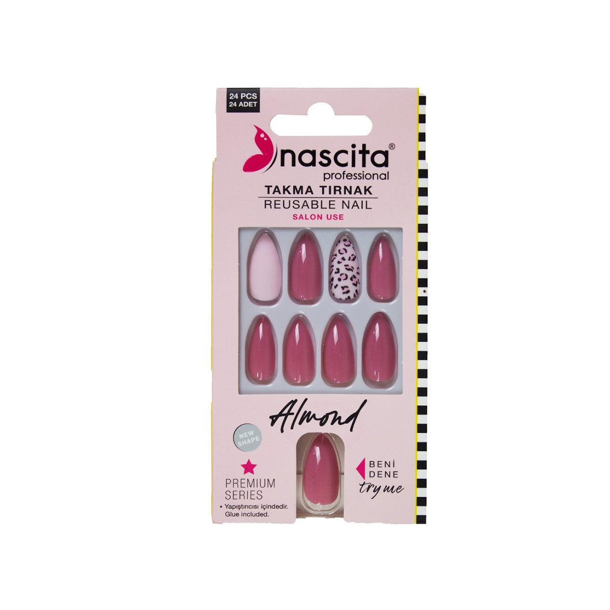 Nascita Almond 24'lü Takma Tırnak