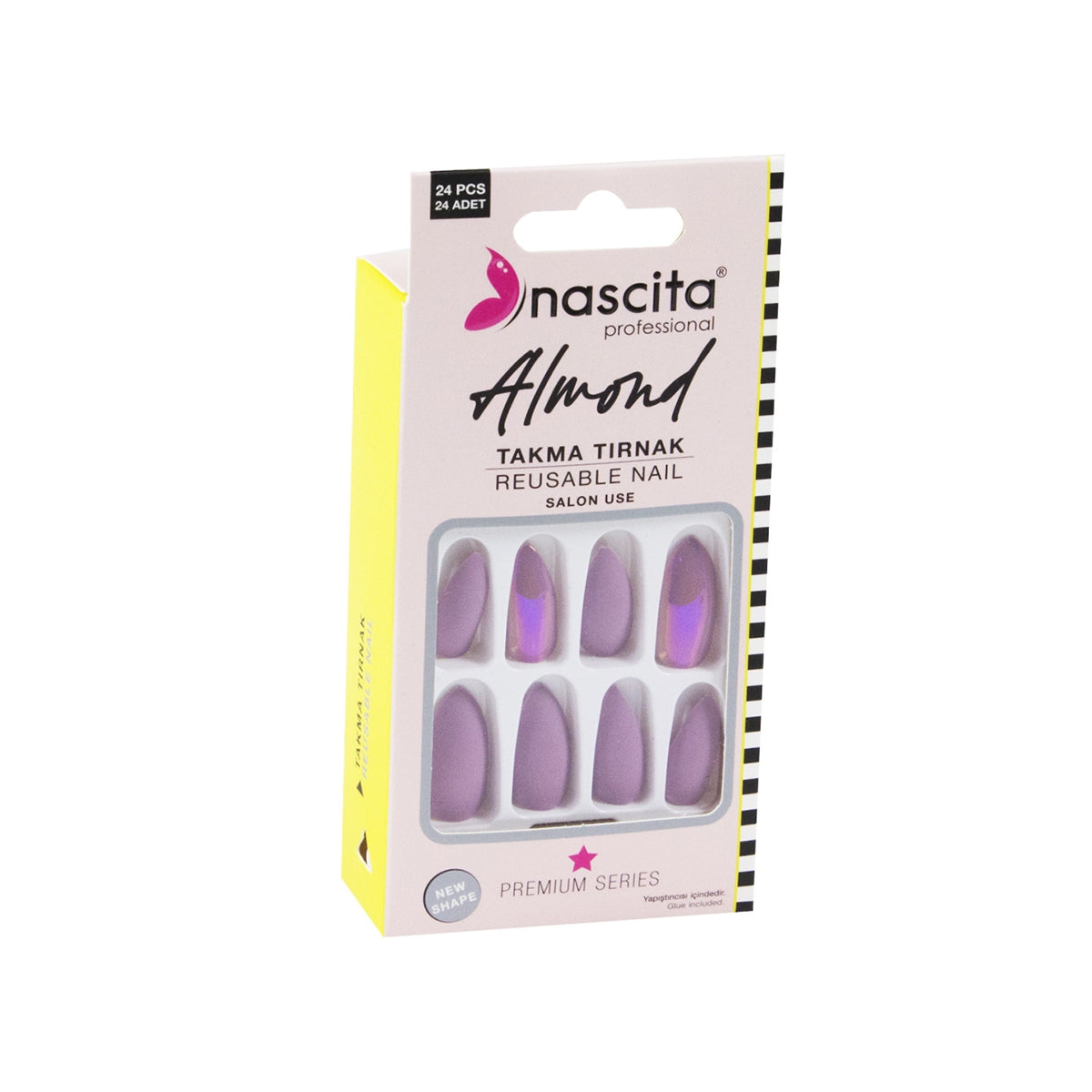 Nascita Almond 24'lü Takma Tırnak