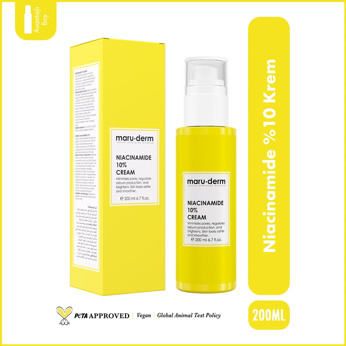 Yüz Bakım Kremi Niacinamide %10 200 ml
