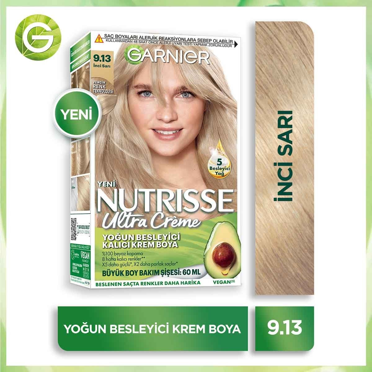 Saç Boyası Nutrısse Ultra Creme Incı Sarı 9-13