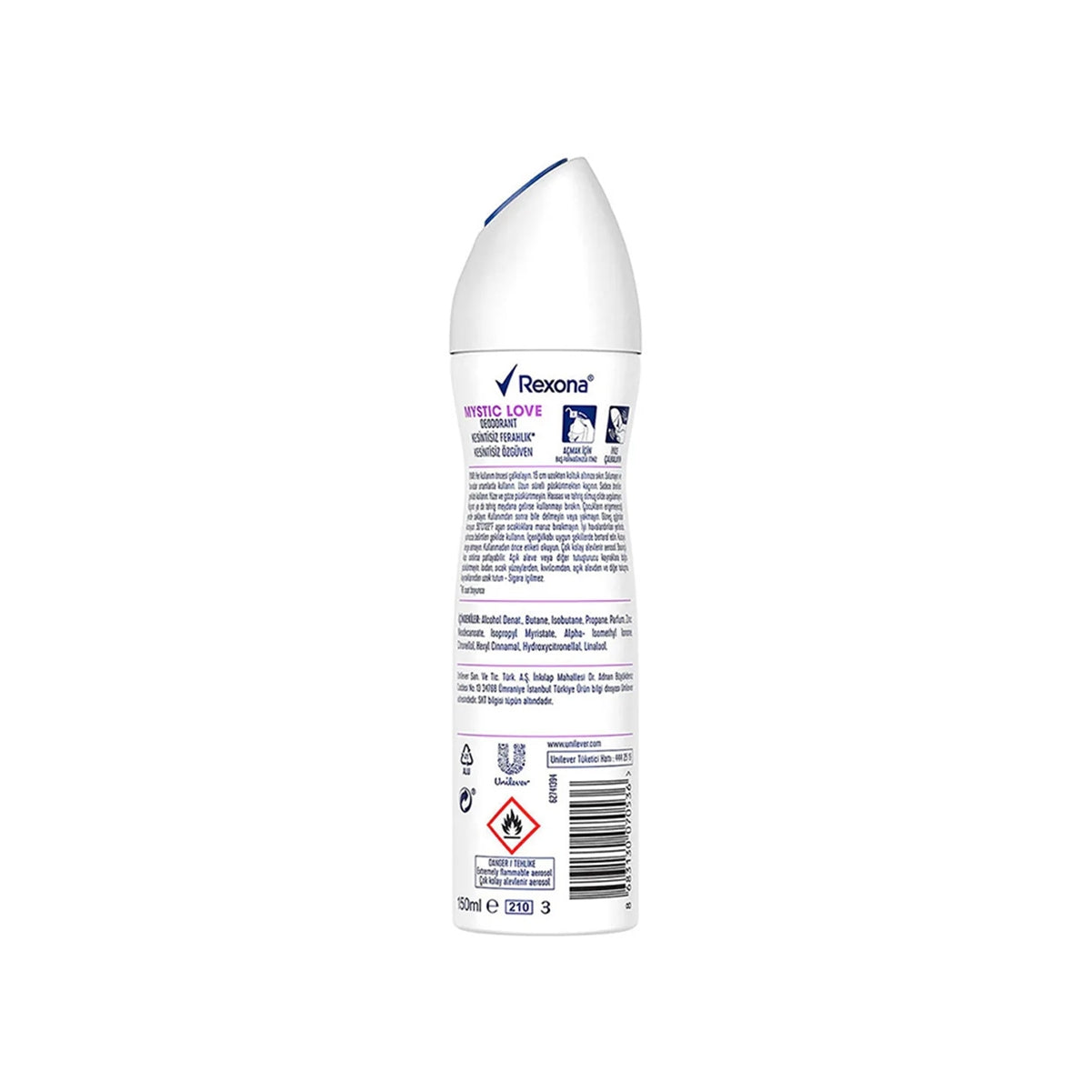 Kadın Deodorant Sprey Mystic 150 ml