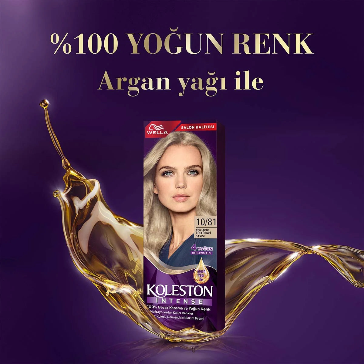 Saç Boyası Açık Küllü İnci Sarı 10-81