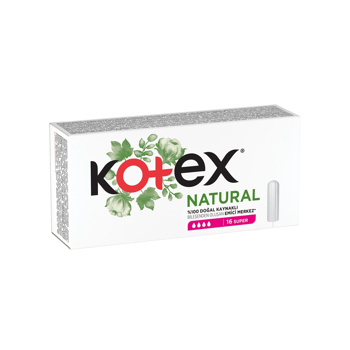 Tampon Natural Süper 16'lı