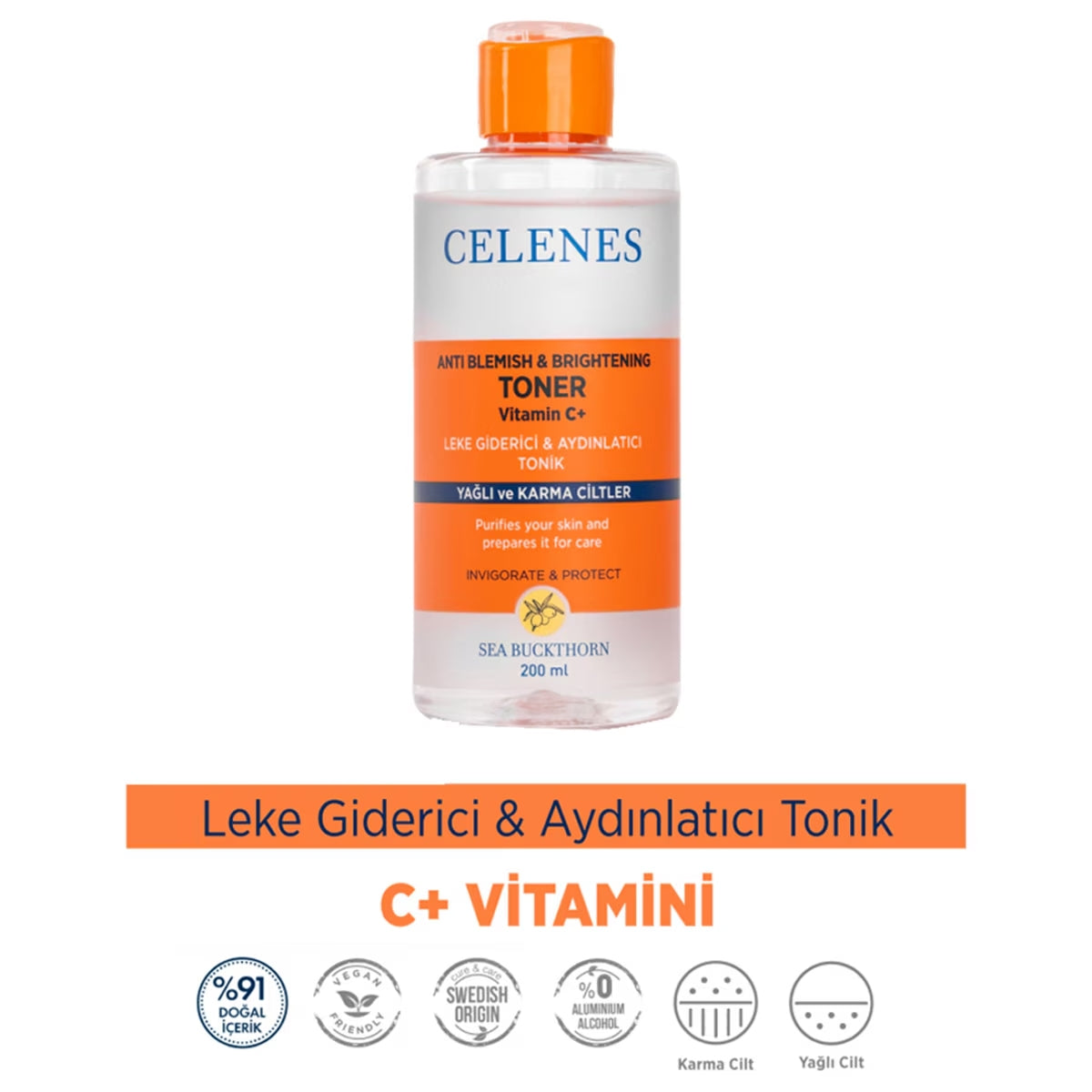Yüz Bakım Toniği Leke Giderici ve Aydınlatıcı 200 ml