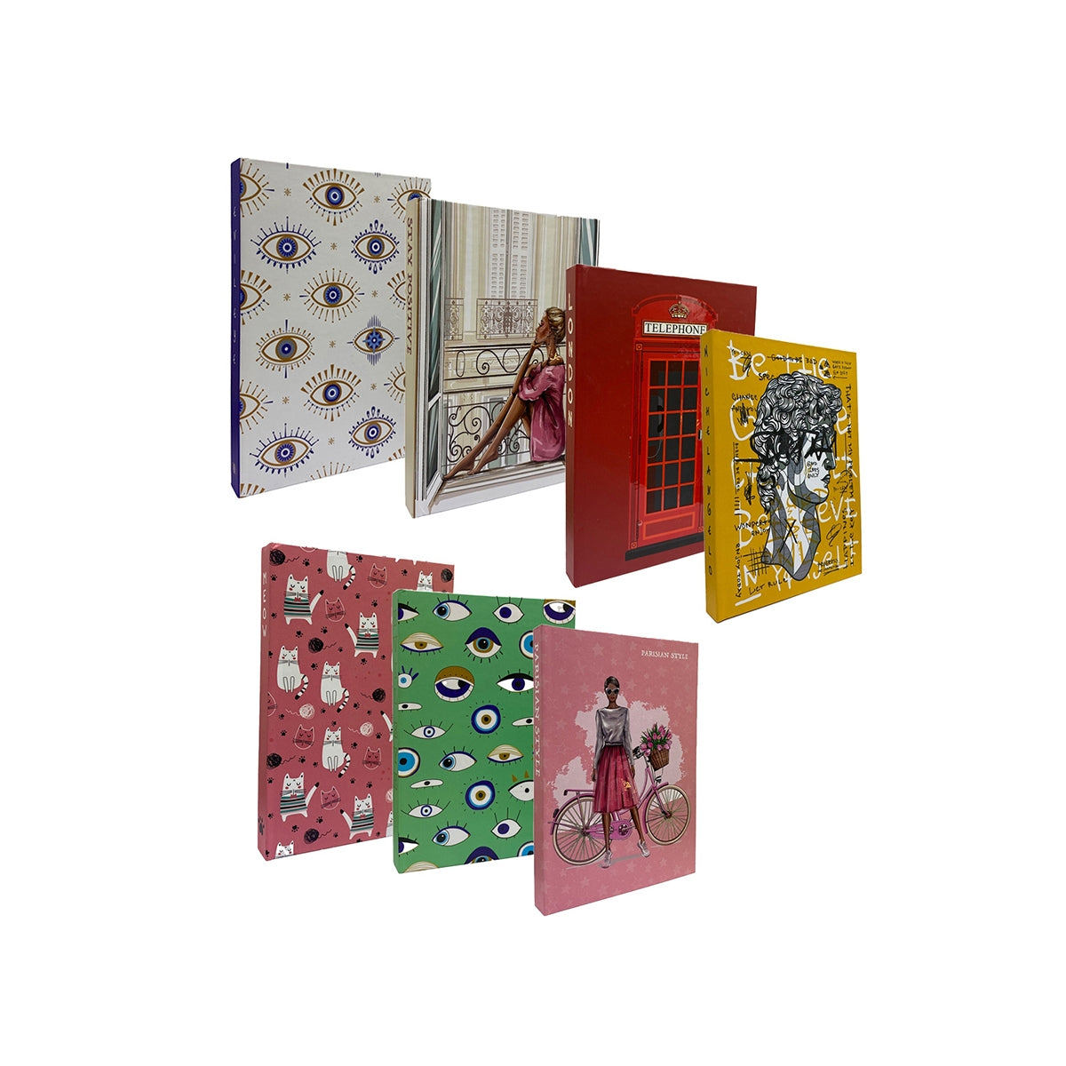 Mukavva Kapak 100 Yaprak Defter (Asortili)