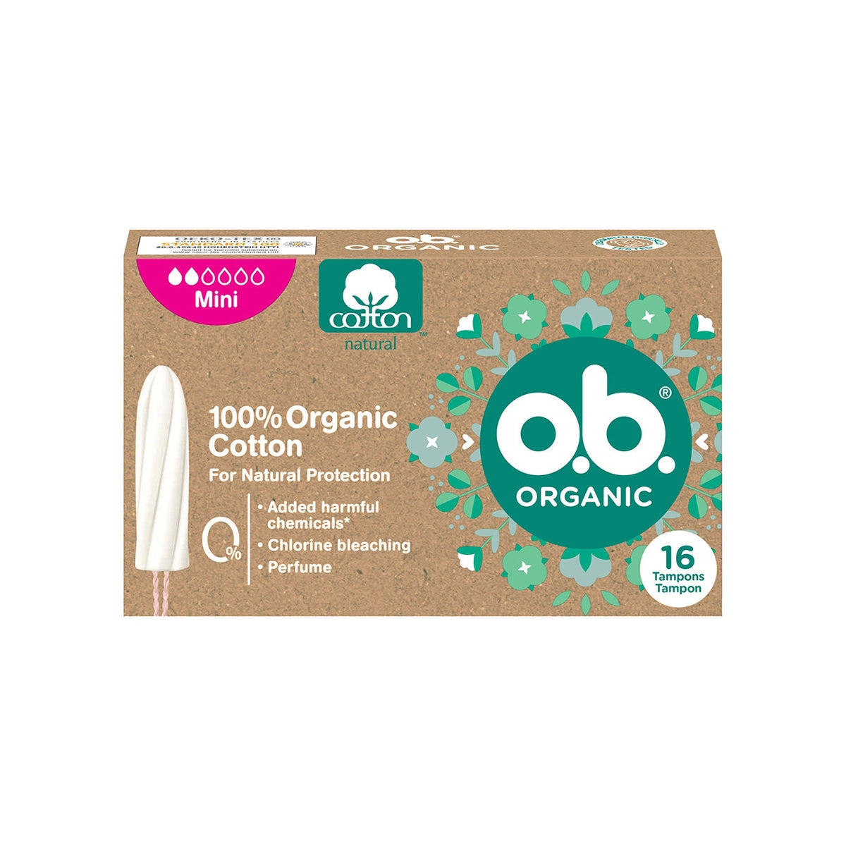 Tampon Organic 16'lı