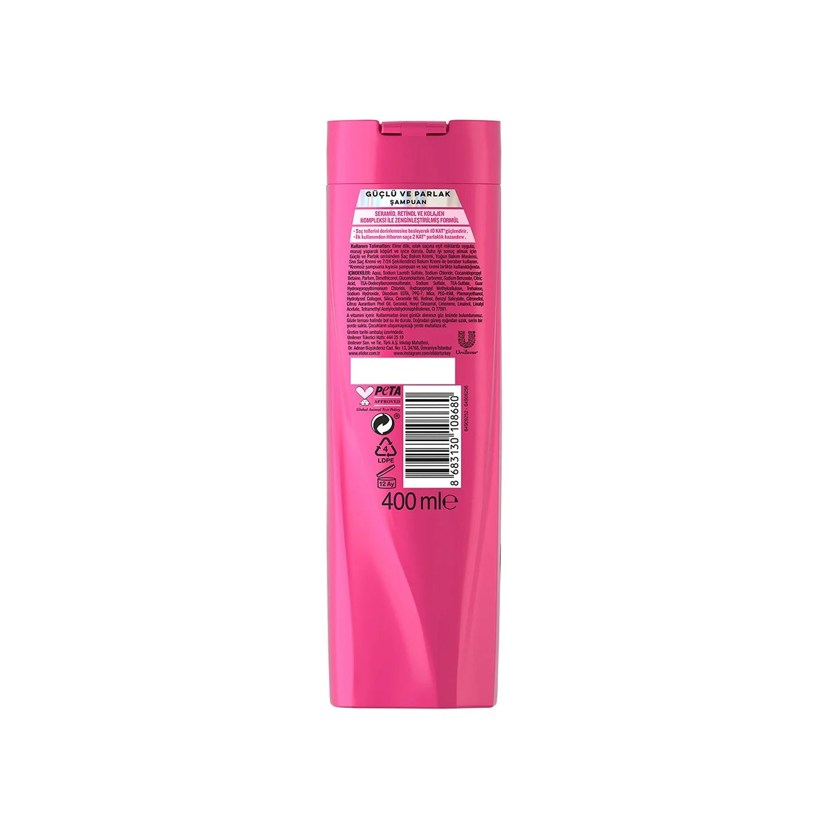 Güçlü ve Parlak Şampuan 400 ml